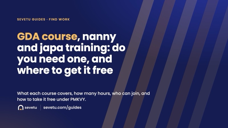 Cover: GDA course, nanny and japa training, do you need one