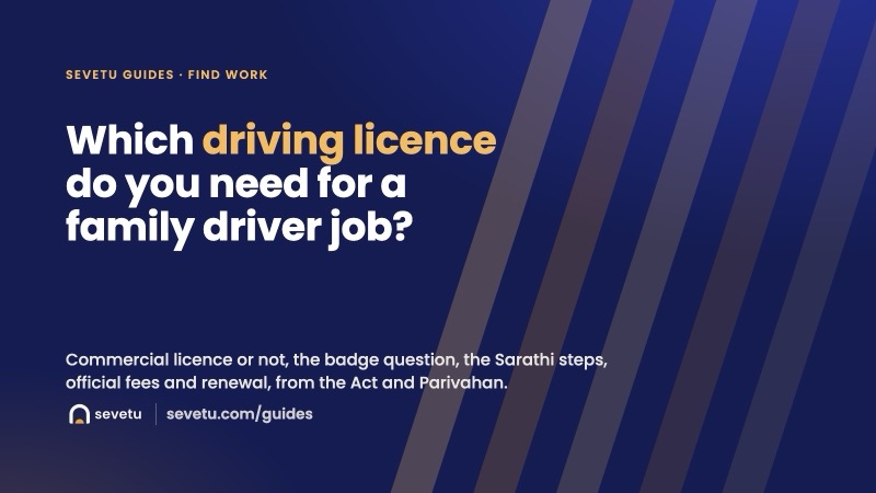 Cover: Which driving licence do you need for a family driver job?
