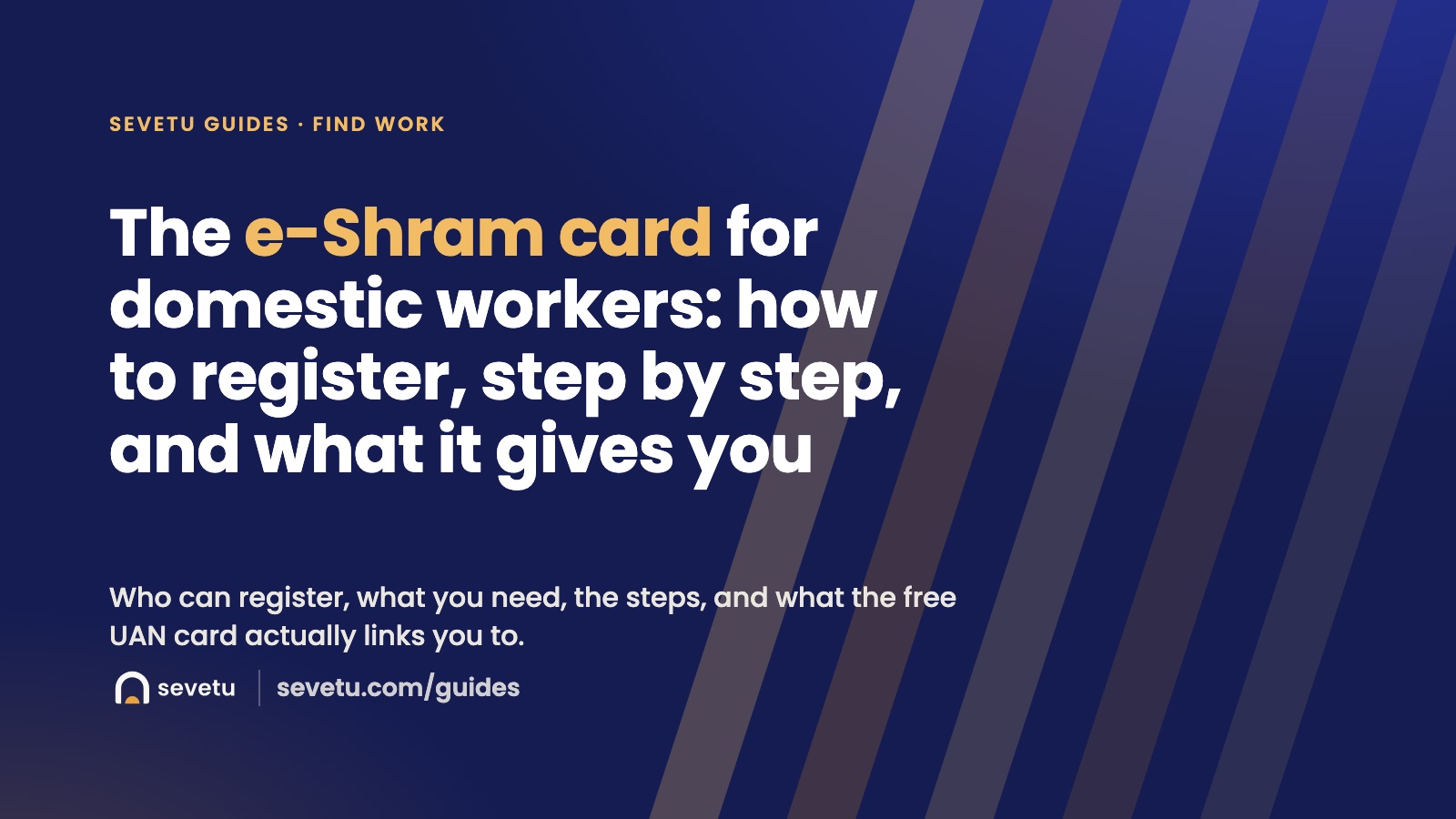 Cover: The e-Shram card for domestic workers, how to register