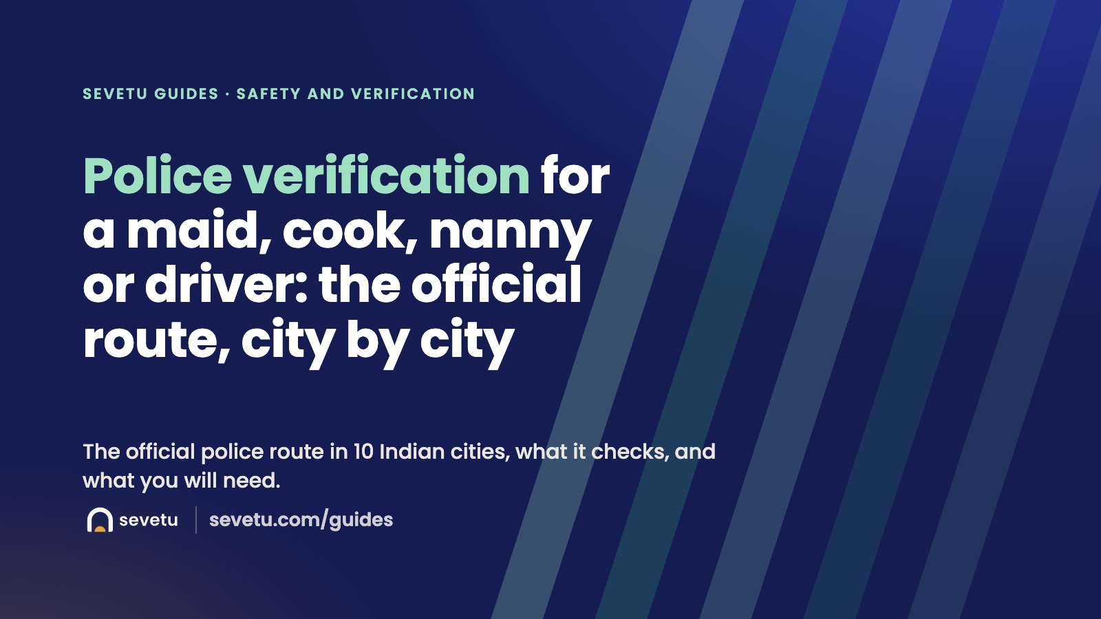 Cover: Police verification for maids, city by city